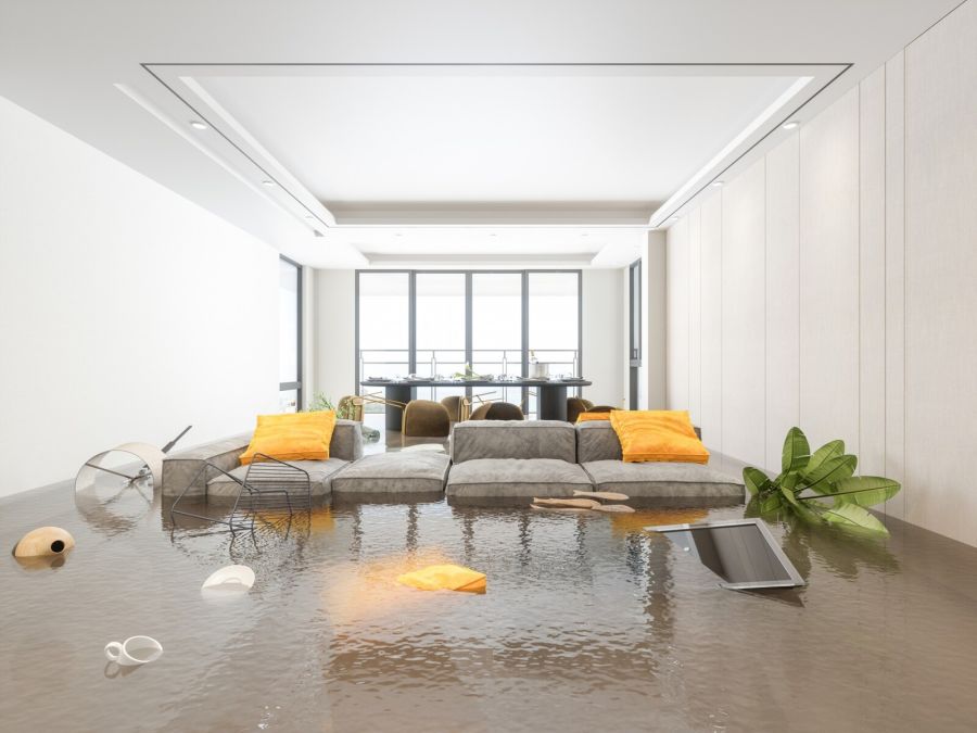 Flood Damage Restoration by H2O Water Damage Restoration